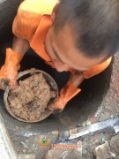 中建梅溪湖片區(qū)管道疏通工程施工現(xiàn)場
